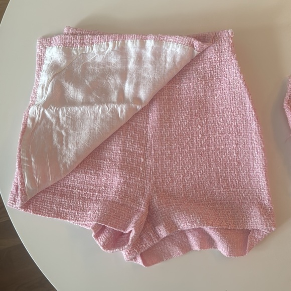Zara tweed pink skort and top set - Picture 5 of 7